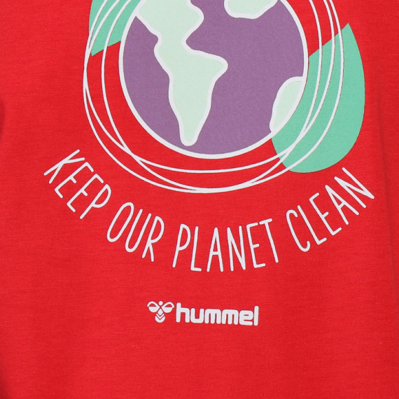 BOSLEY მაისური - Hummel (ჰუმელი), ფერი: წითელი, ზომა: 4, 4 image