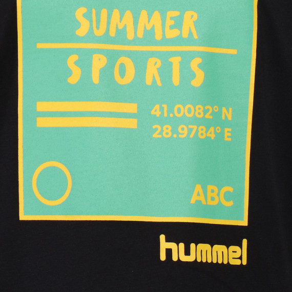 DURANGO მაისური - Hummel (ჰუმელი), ფერი: შავი, ზომა: 4, 4 image