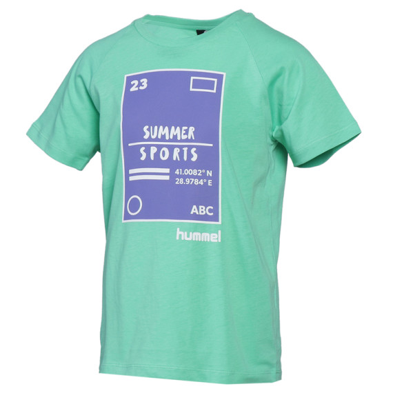 DURANGO მაისური - Hummel (ჰუმელი), ფერი: მწვანე, ზომა: 4