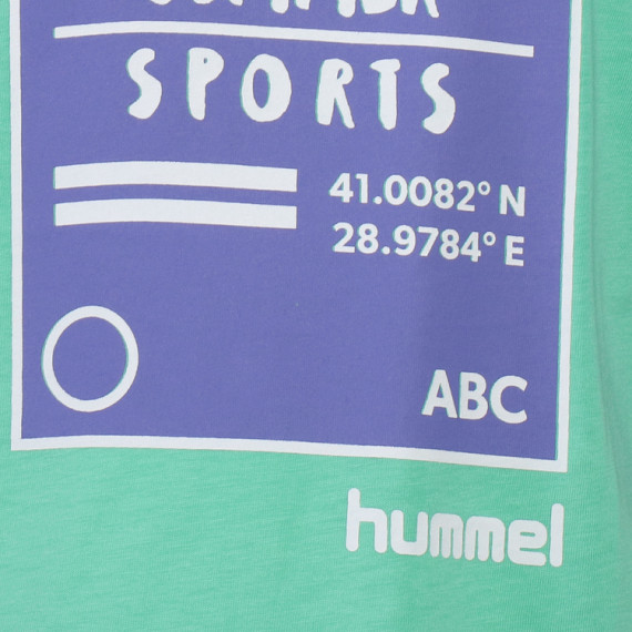 DURANGO მაისური - Hummel (ჰუმელი), ფერი: მწვანე, ზომა: 4, 4 image