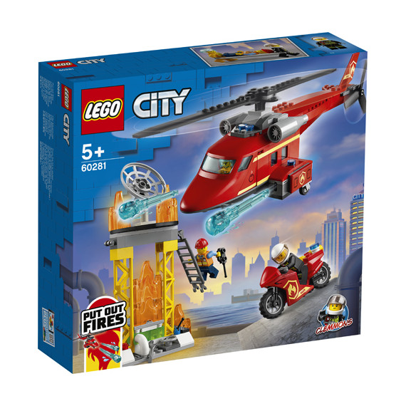 LEGO CITY სახანძრო სამაშველო ვეტრმფრენი (ლეგო)