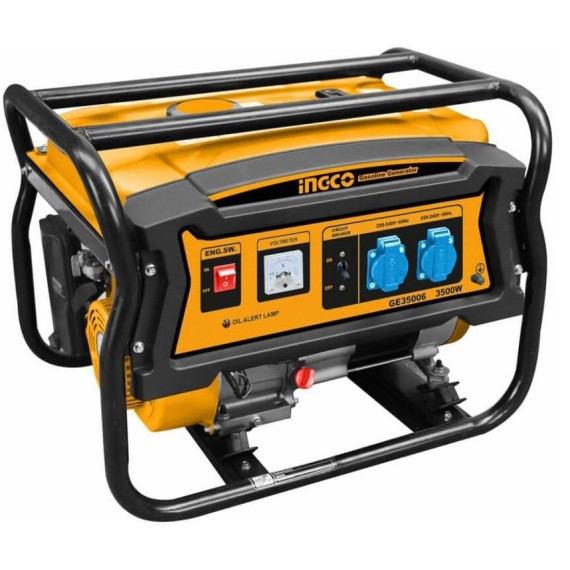 Ingco ელექტრო გენერატორი ბენზინის ძრავზე GE35006 (ინგკო)