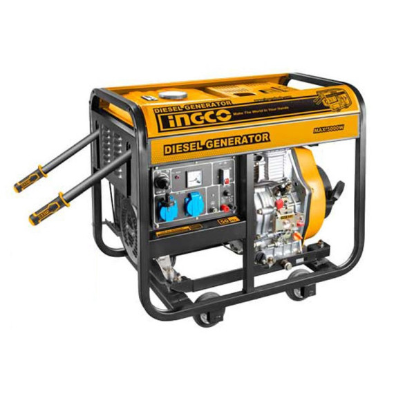 Ingco ელექტრო გენერატორი დიზელის ძრავზე GDE50001 (ინგკო)