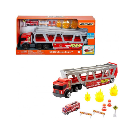 Matchbox სახანძრო მანქანა, პატარა აქსესუარებით (მატჩბოქსი)