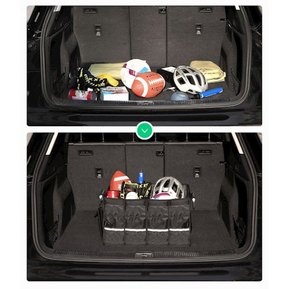 Ugreen ორგანიზერი Car Trunk Organizer 55L Oxford+Aluminium Alloy 80710 (იუგრინი), 2 image