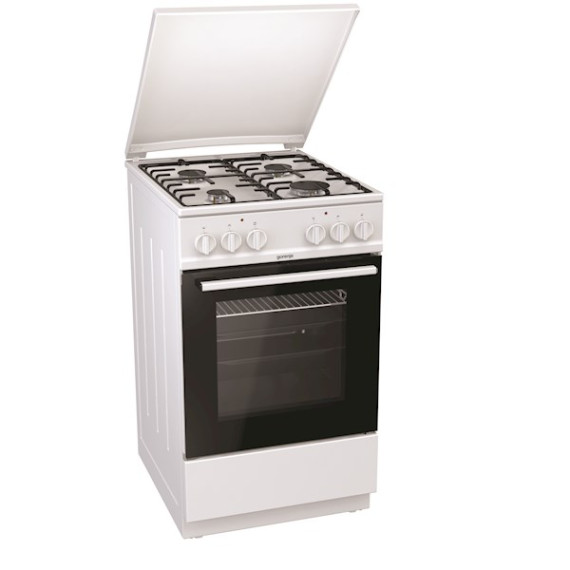 Gorenje გაზქურა K5141WH კომბინირებული 62 L, A, 50х60, თეთრი