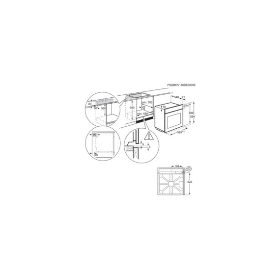 Electrolux ჩასაშენებელი ღუმელი KODEH70X (ელექტროლუქსი), 5 image