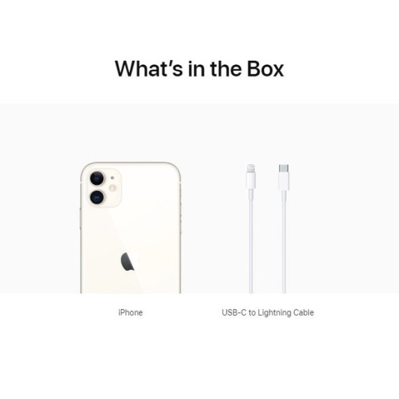 Apple მობილური ტელეფონი iPhone 11 128GB White (ეფლი), 2 image