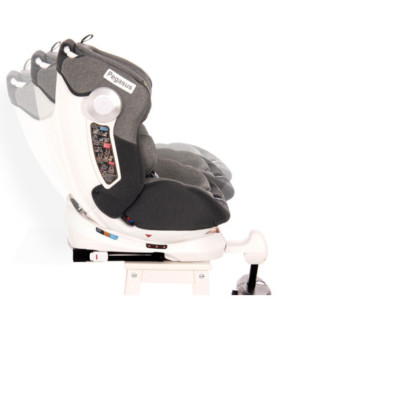 Lorelli ქარსითი პეგასუსი Isofix 0-36 ნაცრისფერი