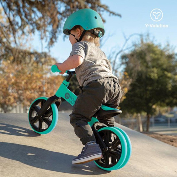 Neon საბავშვო ველოსიპედო YVolution Junior Balance Bike 2018 (მწვანე), 5 image