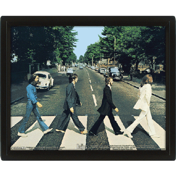 The Beatles (Abbey Road) 3D პოსტერი