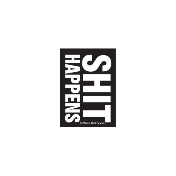 Shit Happens Acrylic Keychain გასაღების საკიდი