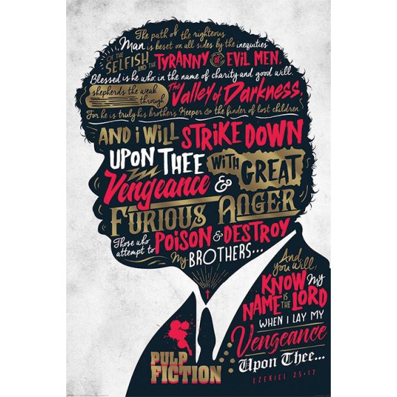 Pulp Fiction (Ezekiel 25:17) Maxi Poster