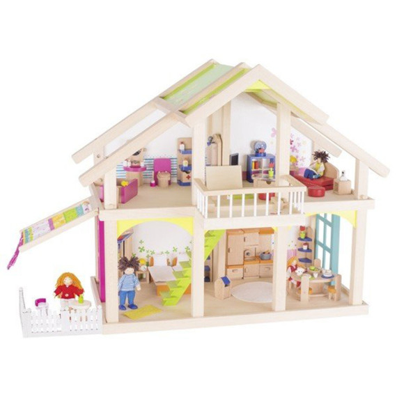 Goki სათამაშო თოჯინის სახლი Doll house 2 floors with an internal courtyard Susibelle