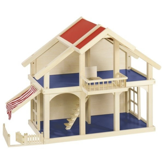 Goki სათამაშო თოჯინის სახლი Doll house 2 floors with internal patio, 2 image