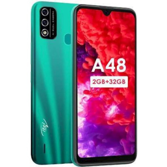 Itel მობილური ტელეფონი A48 L6006 2GB, 32GB Dual Sim მწვანე, 4 image