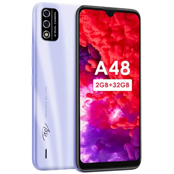 Itel მობილური ტელეფონი A48 L6006 2GB, 32GB Dual Sim იასამნისფერი, 2 image Itel მობილური ტელეფონი A48 L6006 2GB, 32GB Dual Sim იასამნისფერი, 2 image