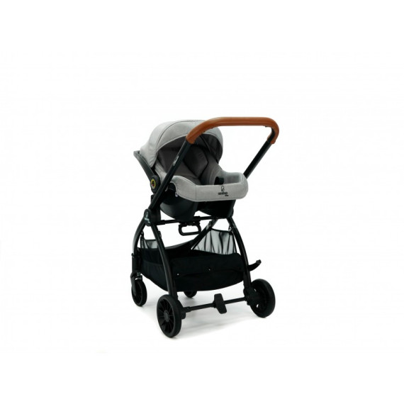 Asalvo ბავშვის ეტლის კომპლექტი trio manilva მუქი ნაცრისფერი, 4 image