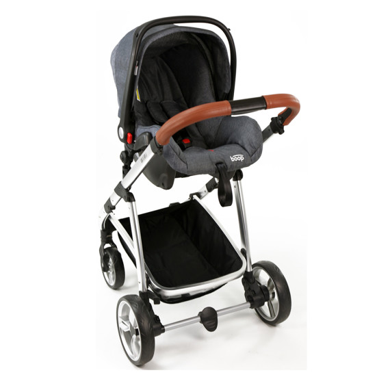 Asalvo ბავშვის ეტლის კომპლექტი trio wimi მუქი ნაცრისფერი, 2 image