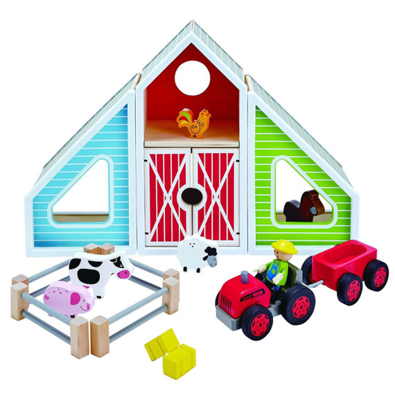 Hape ბეღლის თამაში Barn Play