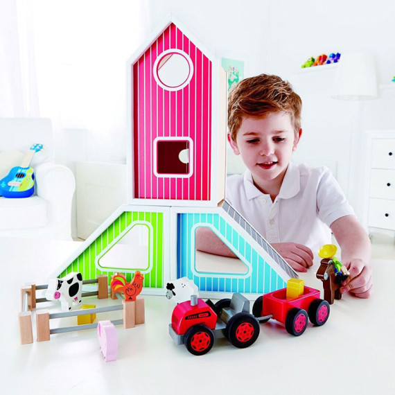 Hape ბეღლის თამაში Barn Play, 3 image