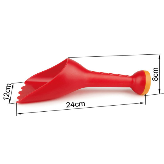 Hape ნიჩაბი Rain Shovel,Red, 4 image