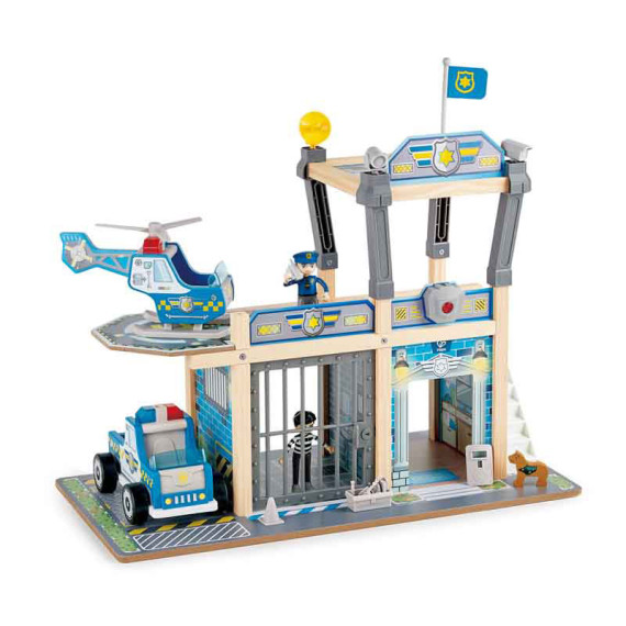 Hape პოლიციის დეპარტამენტი Metro Police Dept Playset