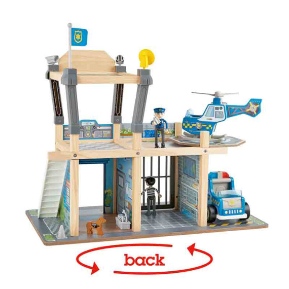 Hape პოლიციის დეპარტამენტი Metro Police Dept Playset, 2 image