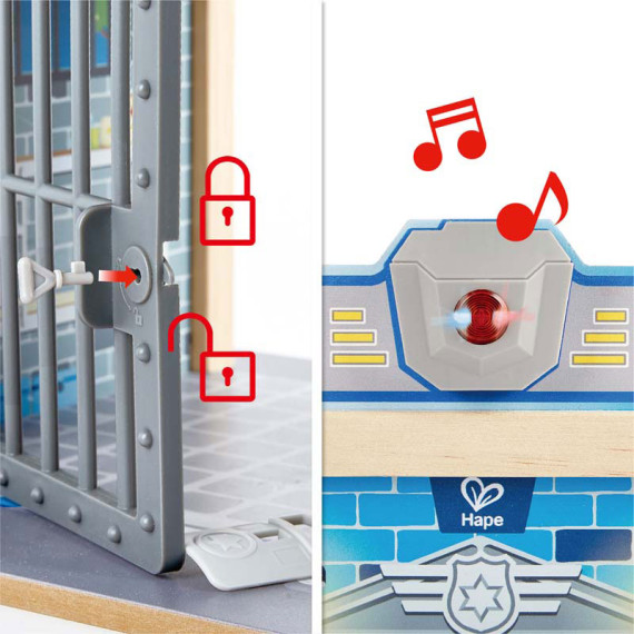 Hape პოლიციის დეპარტამენტი Metro Police Dept Playset, 3 image