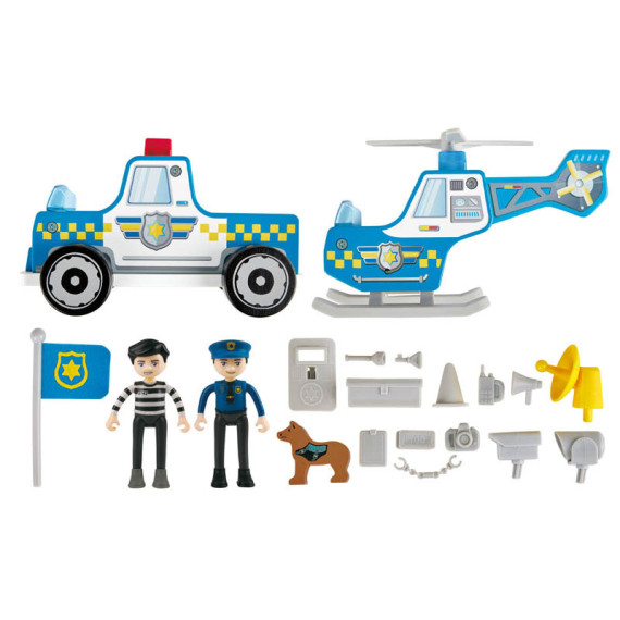 Hape პოლიციის დეპარტამენტი Metro Police Dept Playset, 4 image