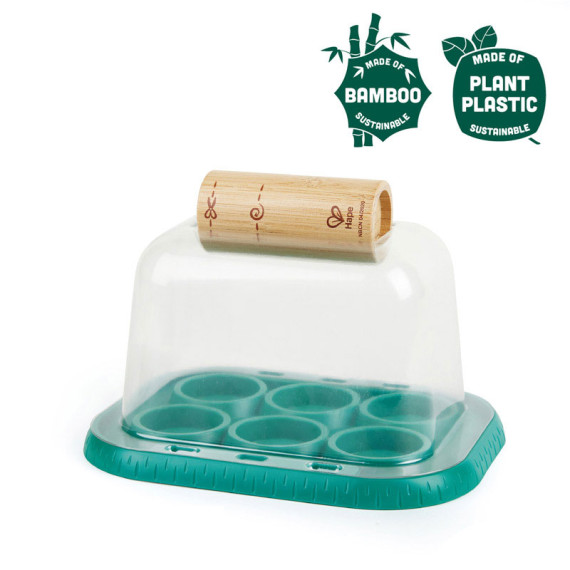 Hape მწვანე სახლი მცენარეებისთვის Growing Gardners Green house