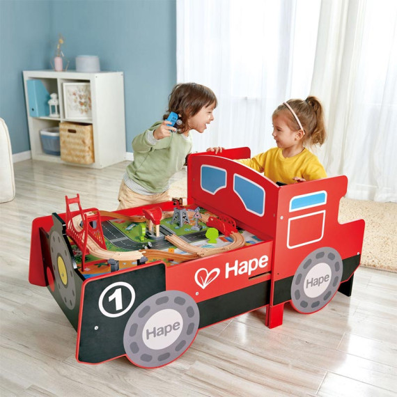 Hape გასასვლელი და დასაკეცი ძრავის მაგიდა Ride-on & Foldable Engine Table, 3 image Hape გასასვლელი და დასაკეცი ძრავის მაგიდა Ride-on & Foldable Engine Table, 3 image
