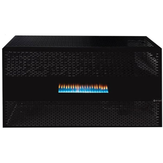 Ersel გაზის გამათბობელი EHS12000KCS (GLASS) (BLACK)