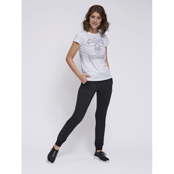 HMLSENGA ქალის მოკლემკლავიანი მაისური Hummel (ჰუმელი), ფერი: თეთრი, ზომა: S, 2 image