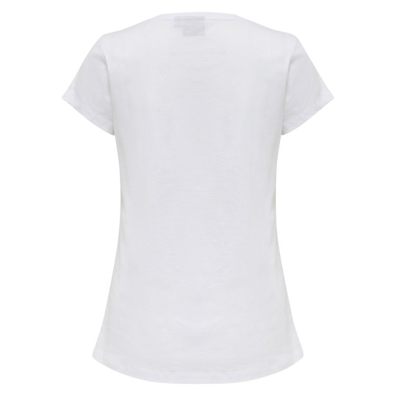 HMLSENGA ქალის მოკლემკლავიანი მაისური Hummel (ჰუმელი), ფერი: თეთრი, ზომა: S, 6 image