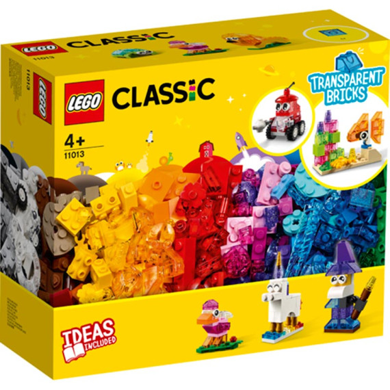 LEGO CLASSIC შემოქმედებითი აგურები Creative Transparent Bricks LEGO CLASSIC შემოქმედებითი აგურები Creative Transparent Bricks