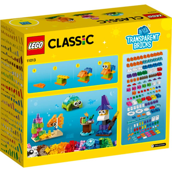 LEGO CLASSIC შემოქმედებითი აგურები Creative Transparent Bricks, 3 image LEGO CLASSIC შემოქმედებითი აგურები Creative Transparent Bricks, 3 image