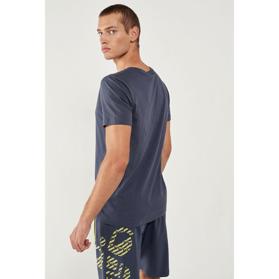 HMLWILL კაცის მოკლემკლავიანი მაისური Hummel (ჰუმელი), ფერი: ლურჯი, ზომა: S, 2 image