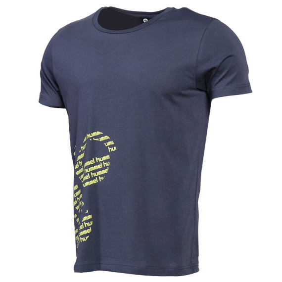 HMLWILL კაცის მოკლემკლავიანი მაისური Hummel (ჰუმელი), ფერი: ლურჯი, ზომა: S, 3 image