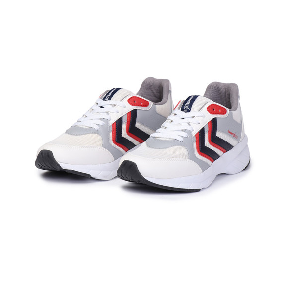 HMLREACH LX1000 სპორტული ფეხსაცმელი Hummel (ჰუმელი), ფერი: თეთრი, წითელი, ზომა: 43, 4 image