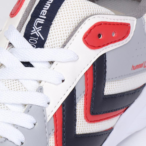 HMLREACH LX1000 სპორტული ფეხსაცმელი Hummel (ჰუმელი), ფერი: თეთრი, წითელი, ზომა: 43, 6 image