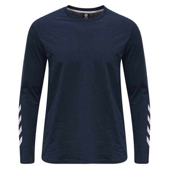 HMLSIGGE კაცის გრძელმკლავიანი მაისური Hummel (ჰუმელი), ფერი: შავი, ზომა: L, 2 image