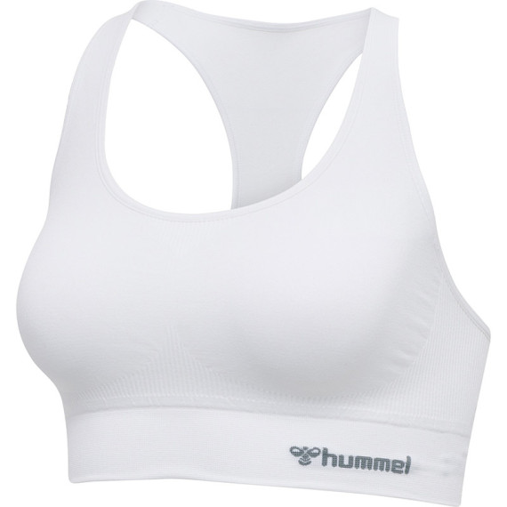 HMLTIF SEAMLESS ქალის სპორტული ლიფი Hummel (ჰუმელი), ფერი: თეთრი, ზომა: XS, 3 image