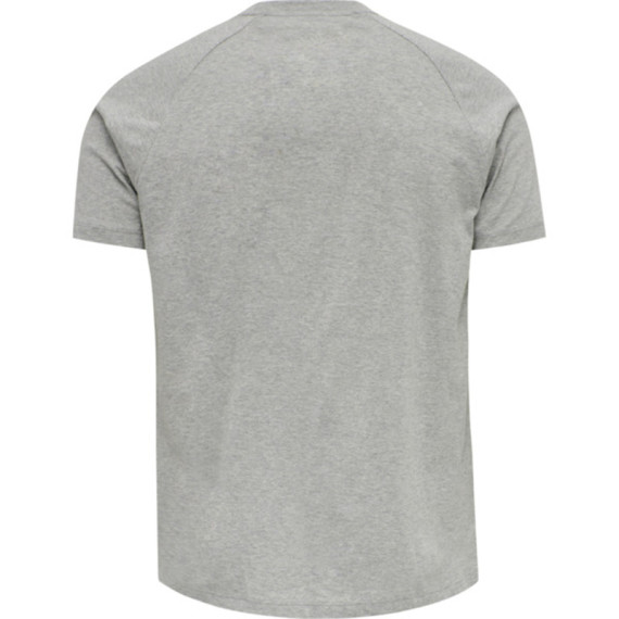 HMLCALEB კაცის მოკლემკლავიანი მაისური Hummel (ჰუმელი), ფერი: ნაცრისფერი, ზომა: L, 5 image