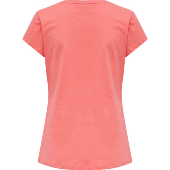 HMLAPRIL ქალის მოკლემკლავიანი მაისური Hummel (ჰუმელი), ფერი: ვარდისფერი, ზომა: S, 5 image