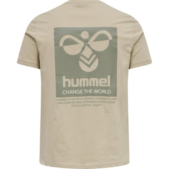 HMLTORONTO კაცის მოკლემკლავიანი მაისური Hummel (ჰუმელი), ფერი: კრემისფერი, ზომა: M, 5 image