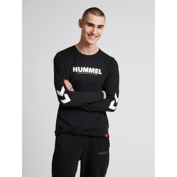 HMLLEGACY უნისექსი გრძელმკლავიანი მაისური Hummel (ჰუმელი), ფერი: შავი, ზომა: L, 2 image