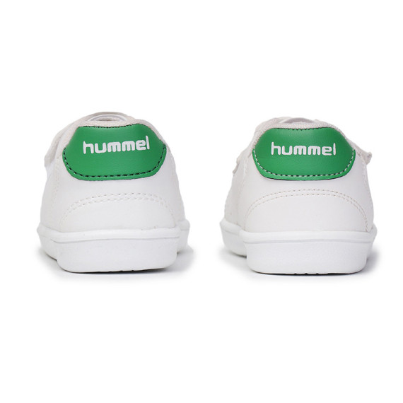 HMLBUSAN JR ბავშვის სპორტული ფეხსაცმელი Hummel (ჰუმელი), ფერი: თეთრი, მწვანე, ზომა: 33, 5 image