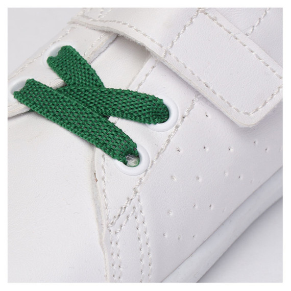 HMLBUSAN JR ბავშვის სპორტული ფეხსაცმელი Hummel (ჰუმელი), ფერი: თეთრი, მწვანე, ზომა: 33, 6 image