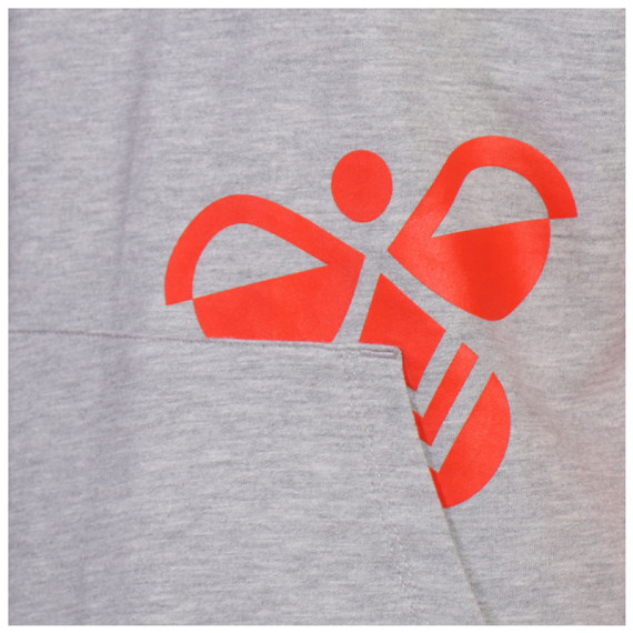 HMLMARSTON ბავშვის კაპიუშონიანი ჯემპრი Hummel (ჰუმელი), ფერი: ნაცრისფერი, ზომა: 6, 4 image